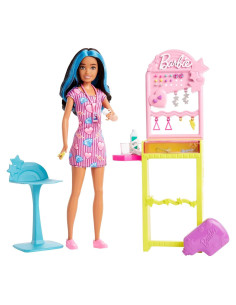 Set Barbie Skipper Primeros Trabajos Perforación de Orejas