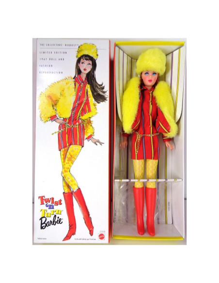 Muñeca Barbie Twist N' Turn Edición Limitada 1967 - Mattel