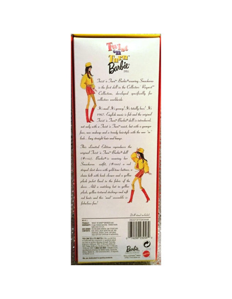 Muñeca Barbie Twist N' Turn Edición Limitada 1967 - Mattel