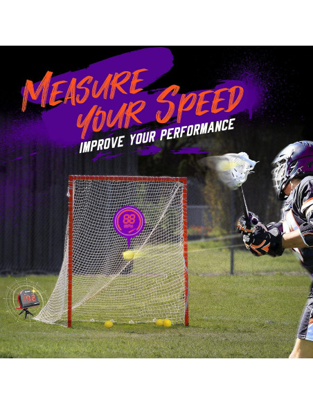 Radar de Velocidad NET PLAYZ para Lacrosse - Mide hasta 241 kph