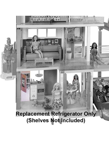 Refrigerador de Repuesto Barbie FHY73 para Casa de Ensueño