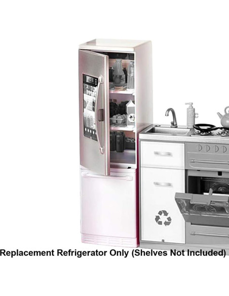 Refrigerador de Repuesto Barbie FHY73 para Casa de Ensueño