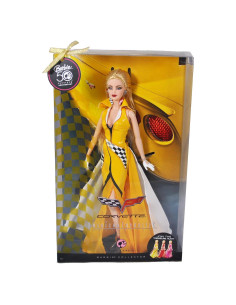 Barbie Corvette Vestido Amarillo N4984 - Edición Especial