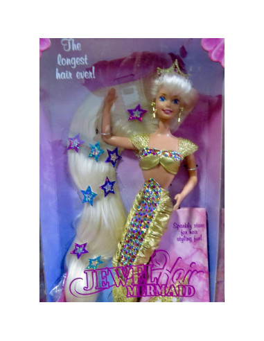Muñeca Sirena Barbie con Pelo Largo y Joyas - Mattel