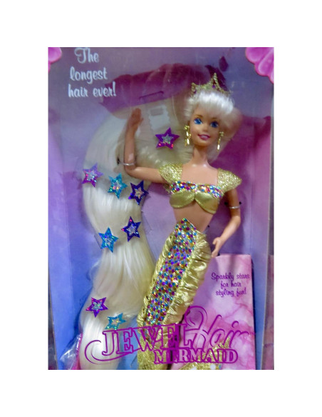 Muñeca Sirena Barbie con Pelo Largo y Joyas - Mattel