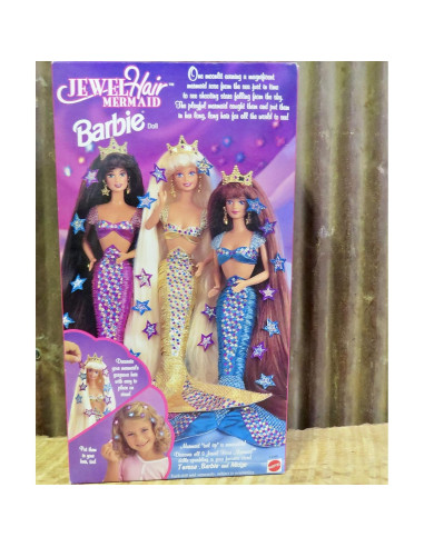 Muñeca Sirena Barbie con Pelo Largo y Joyas - Mattel