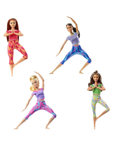 Muñeca Barbie Hecha para Moverse con 22 Juntas Flexibles