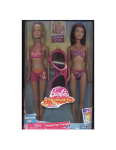 Set 2 Muñecas Barbie con Gafas de Sol Playa Mattel