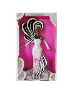 Barbie 45 Aniversario Bob Mackie Afroamericana Coleccionable