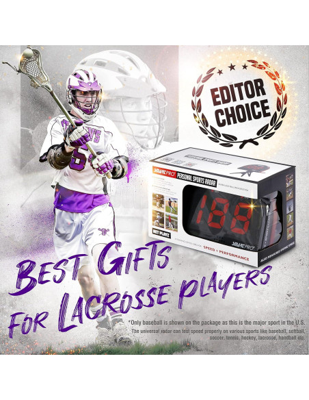 Radar de Velocidad NET PLAYZ para Lacrosse - Mide hasta 241 kph