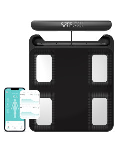 Báscula de Grasa Corporal Inteligente Fitdays FG2202WB-BLACK
