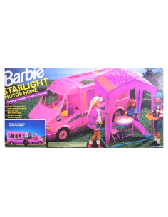 Casa Rodante Barbie Starlight 1993 con Jeep y Tienda