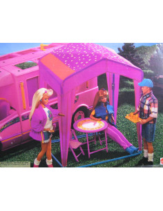 Casa Rodante Barbie Starlight 1993 con Jeep y Tienda 2