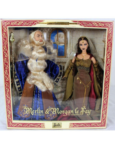 Muñecas Barbie Merlín y Morgan Le Fay 30.48 cm Mattel
