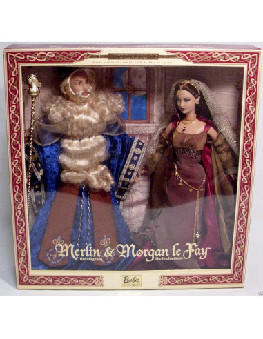 Muñecas Barbie Merlín y Morgan Le Fay 30.48 cm Mattel