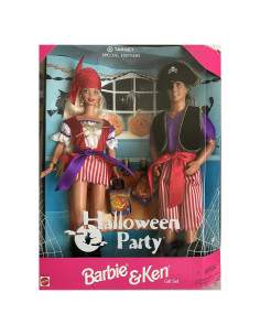 Set Muñecas Halloween Barbie y Ken Piratas Mattel 1998