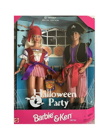 Set Muñecas Halloween Barbie y Ken Piratas Mattel 1998