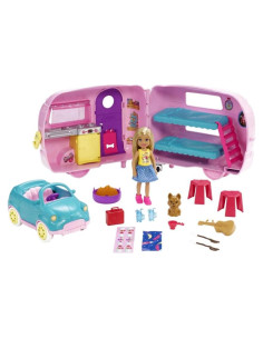 Muñeca Barbie Chelsea con Juego de Camper y Armario