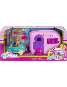 Muñeca Barbie Chelsea con Juego de Camper y Armario 2