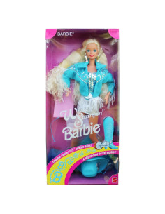Muñeca Barbie Coleccionable Mattel 1993 Sello del Oeste