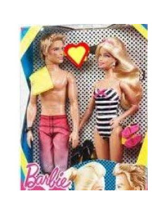 Barbie Muñeca 30 cm Set Regalo 2Pack Barbie Ken Mattel 2