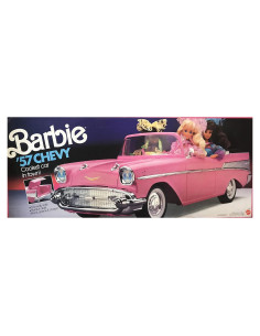 Coche Convertible Barbie '57 Chevy Rosa Mattel 1990