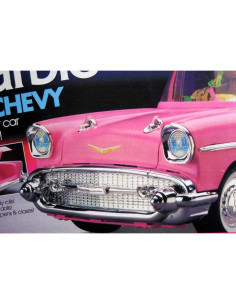 Coche Convertible Barbie '57 Chevy Rosa Mattel 1990 2