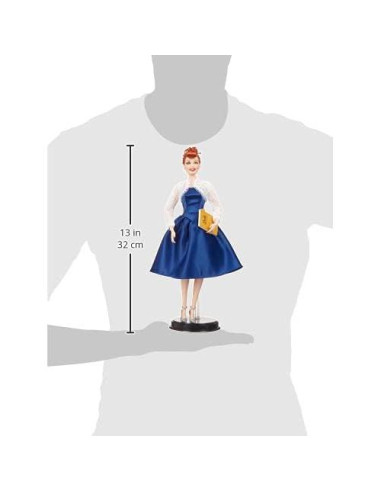 Muñeca Barbie Lucille Ball Colección Tribute 25x12x38cm