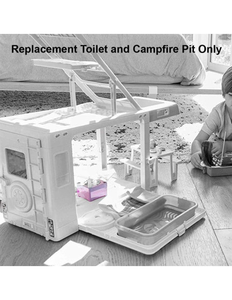 Repuesto Inodoro y Fogata para Barbie Dream Camper GHL93