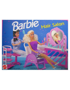 Juego de Peluquería Barbie 1992 - Salón de Arcotoys