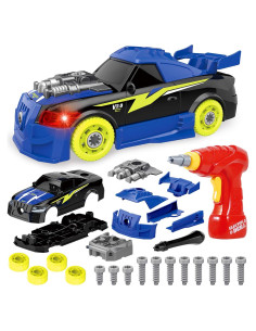 Coche de Carreras Desmontable Coogam con Taladro Eléctrico