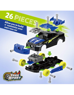 Coche de Carreras Desmontable Coogam con Taladro Eléctrico 2