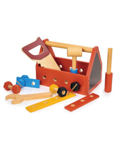 Kit de Herramientas de Madera Mentari - Juego de Construcción 3+