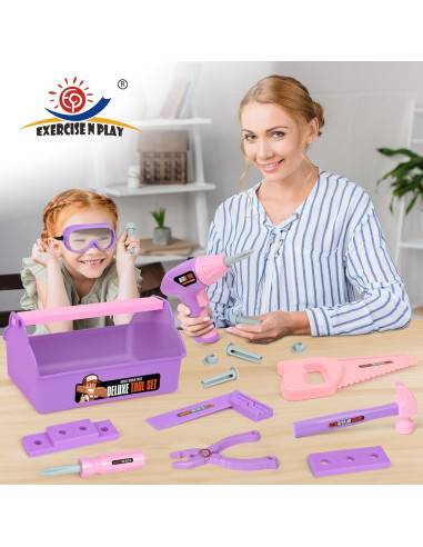 Juego de Herramientas para Niños EXERCISE N PLAY 18 Piezas