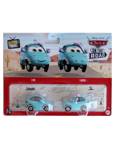Disney Cars 2023 1:55 Diecast 2-Pack Lisa y Louise