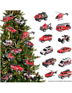 Camión de Bomberos Oriate con Remolque y Vehículos 1:64 2