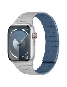 Banda Magnética Amizee para Apple Watch 38-42mm Gris Azul