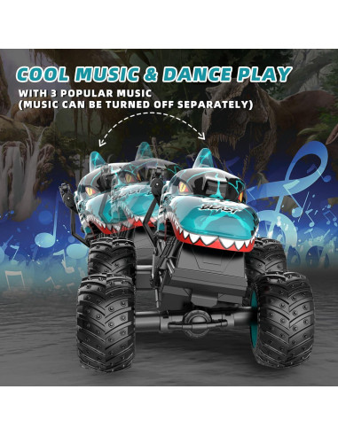 Camión Monster RC GoHero 1:20 con Luz y Música