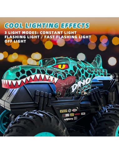 Camión Monster RC GoHero 1:20 con Luz y Música