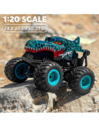 Camión Monster RC GoHero 1:20 con Luz y Música