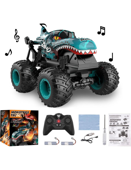 Camión Monster RC GoHero 1:20 con Luz y Música