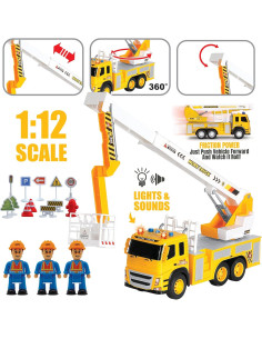 Camión de Bomberos Mobius 1:12 con Luces y Sonidos 2