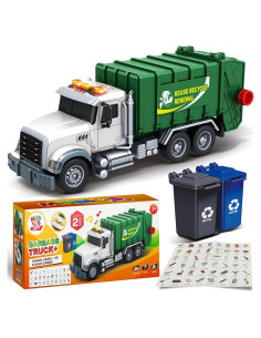Camión de Basura Friccion MOBIUS con Luces y Sonidos