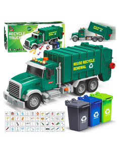 Camión de Basura MOBIUS - Juguete Interactivo con 3 Cubos