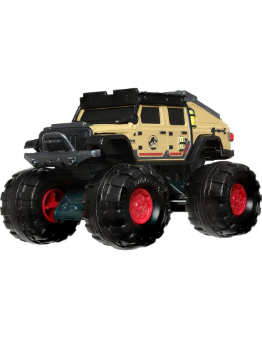 Camión Matchbox Jurassic World Jeep Gladiator 1:24 Ruedas Grandes