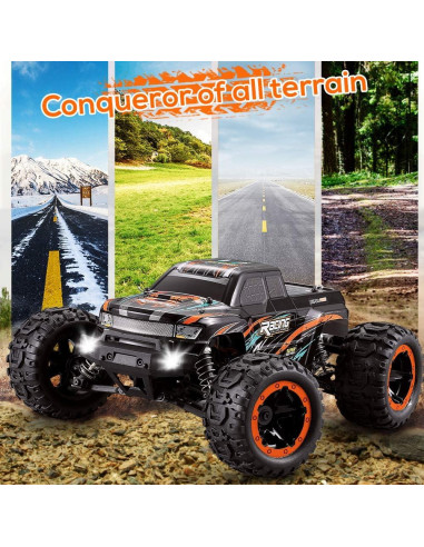 GoolRC Coche RC 1:16 4WD 45KM/H Todo Terreno Azul