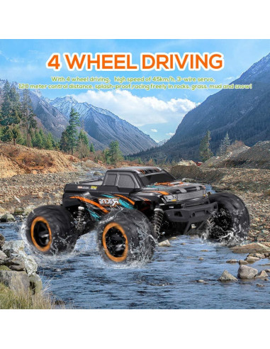 GoolRC Coche RC 1:16 4WD 45KM/H Todo Terreno Azul