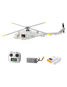 Helicóptero RC Escalado FLYWING UH-1 V4 750mm Gris