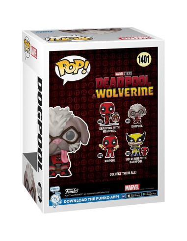 Funko Pop! Marvel Deadpool Dogpool Figura Vinilo 9 cm