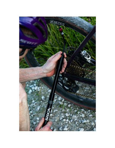 Bomba de Bicicleta Mini SILCA Gravelero 2022 - 0.14 kg, Presta/Schrader